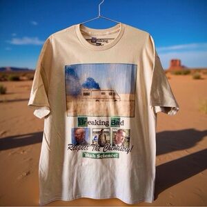 Breaking Bad Graphic Tee | Ripple Junction | Size L | Beige